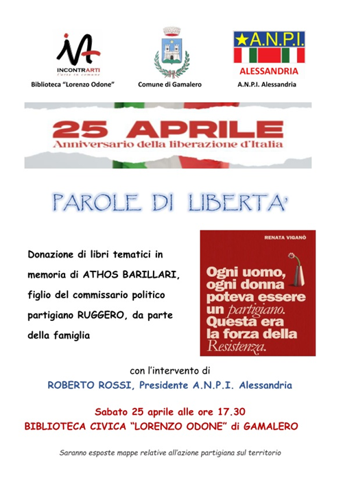 25 Aprile - Anniversario della liberazione d'Italia