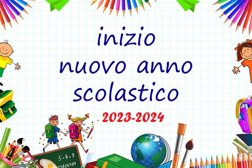 Nuovo Anno Scolastico 2023/2024
